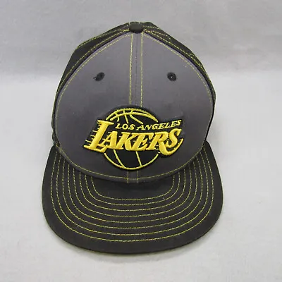 LA Lakers Hat Cap Mens Snapback Black Yellow Gray New Era Hardwood Classic NBA ^ • $16.23