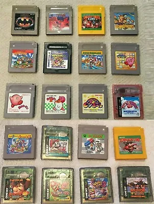 Nintendo Original Gameboy Games You Pick Mario Tetris Megaman DK Wario Kirby • $9.99