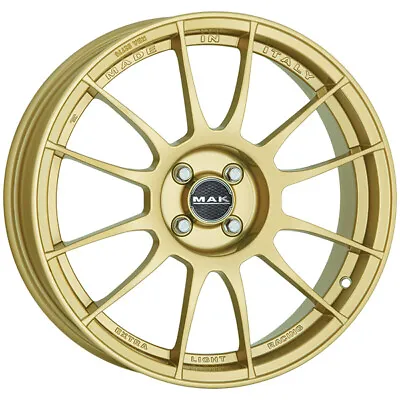 Alloy Wheel Mak Xlr For Fiat Abarth Grande Punto 7.5x18 4x100 Gold 72j • $597.30