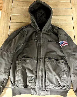 Vintage Distressed SNAP-ON Tools Heavy Duty Workwear Jacket Size Large • $100