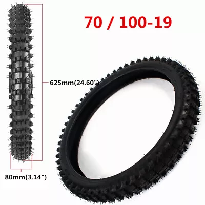 70/100-19 & 90/100-16 Front & Rear Tires + Tubes For Honda Dirt Bike CR80 KX100 • $121