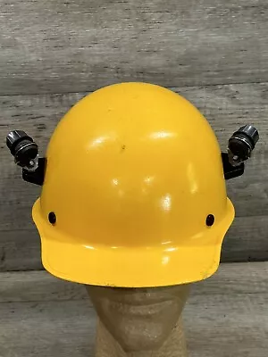 Vintage Yellow MSA Fiber Glass Protective Hard Hat As Is No Liner • $30