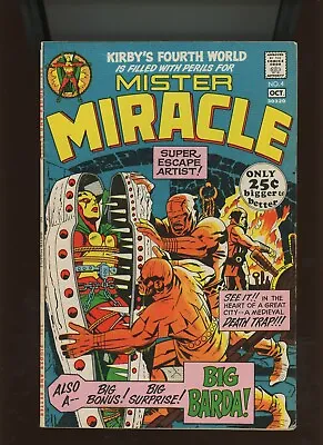 (1971) Mister Miracle #4: BRONZE AGE! KEY ISSUE! (1ST) BIG BARDA! (5.5/6.0) • $49.78