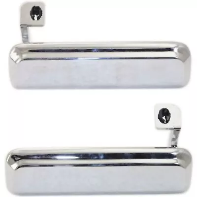Exterior Door Handle For 83-92 Ford Ranger 79-93 Mustang Set Of 2 Front Chrome • $19.01