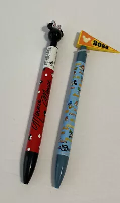 Disney Parks  Disney Minnie Mouse & Mickey Friends Writing Pen “ Set Of 2” • $14.88