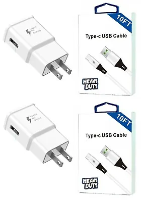 Motorola Moto G Fast/G Power/G Stylus Fast Adaptive Wall Car USB-C 10 Feet Cable • $14.99