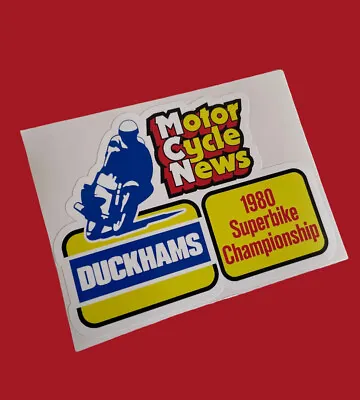 £3.33 • Buy TT IOM Duckhams Oil 1980 Classic Motor Cycle News Super Bike Sticker Campervan
