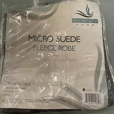 Micro Suede Fleece Robe  • $15