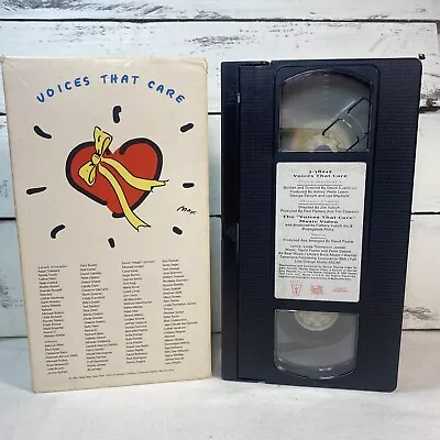 Voices That Care (VHS 1991) David Foster Will Smith Music Video Michael Jordan • $7.63