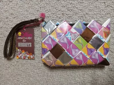 Ollin Hershey Kisses Arm Recycled Candy Wrapper Wristlet Girls Womens New Bag 23 • $14.99