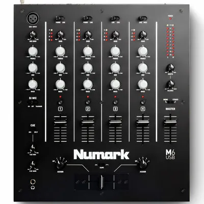 £269 • Buy Numark M6 USB 4 Channel DJ Mixer With USB Connectivity