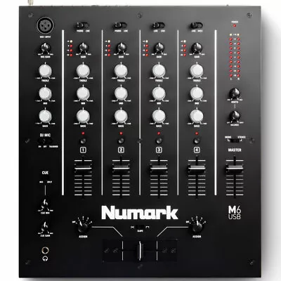 Numark M6 USB 4 Channel DJ Mixer With USB Connectivity • £269