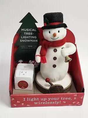 2019 Hallmark Musical Tree Lighting Wireless Snowman Figure 11  NIB W/ Receiver • $165