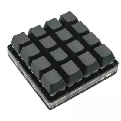 16-key Black Keypad Mechanical Keyboard Custom Shortcut Programmable F8C2 K1I8 • $33.14