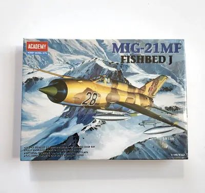 Vintage Academy Hobby Model Kits MIG-21MF Fishbed J Airplane 1/48 1998 SEALED • $34.99