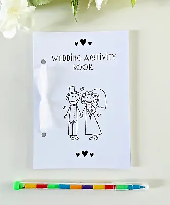 £1.95 • Buy Childrens A6 Wedding Activity Pack Book Bag Party Ideal Gift Favour
