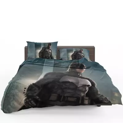 Batman Justice League Quilt Duvet Cover Set Single Bedspread Pillowcase Soft • $69.29