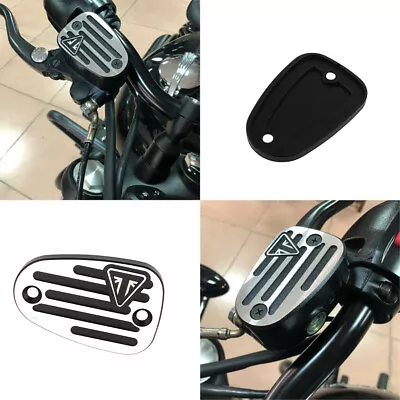 Motorcycle Brake Reservoir Master Cylinder Cap Cover For Triumph T120 T100 • $14.77