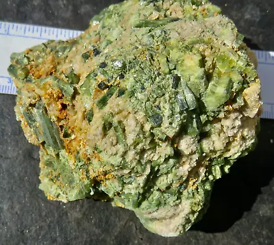 GREEN TOURMALINE Crystals   - Mt. Mica Mine - Oxford Co. -  Paris ME. • $70