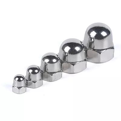 M8 M10 M12 M14 M16 M20 Fine Pitch Acorn Cap Nuts Dome Head Nut A2 304 Stainless • $5.95