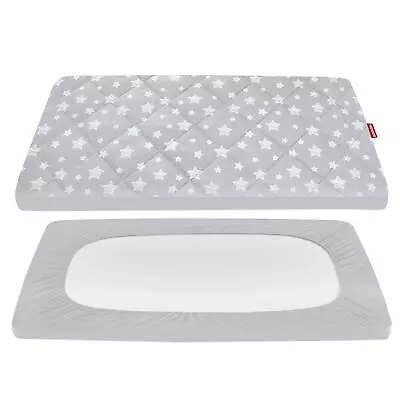 Mini Crib Mattress Pad Cover Quilted Pack N Play Mattress Protector 39 ×27 ×5  • $17.99
