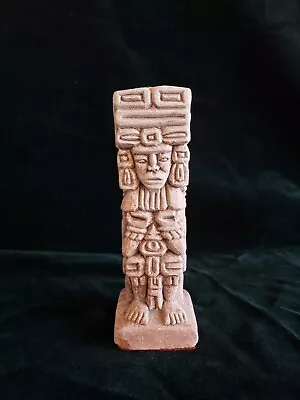 Aztec Mayan Mexico Ancient Totem God  Stonecarved Figurine Statue 7  Tall • $24