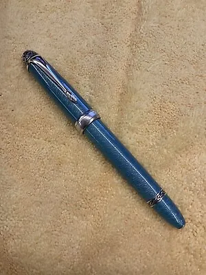 Michel Perchin Faberge Coronation Blue Ice Fountain Pen Limited 373/1000 • $2795