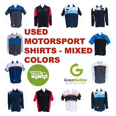 Used Work Shirts Motorsport Cintas Redkap Unifirst G&K MIXED COLORS FREESHIP • $8.49