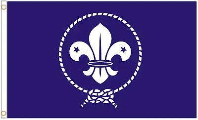 International Scouting Scout Movement Blue Polyester Flag - Choice Of Sizes • £5.50