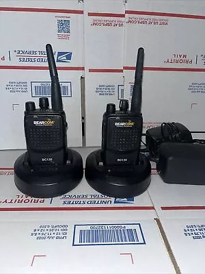 2 Motorola Mag One BC130 UHF TwoWay Radio AAH84RCJ8AA2AN W/Battrs -TESTED • $124.99