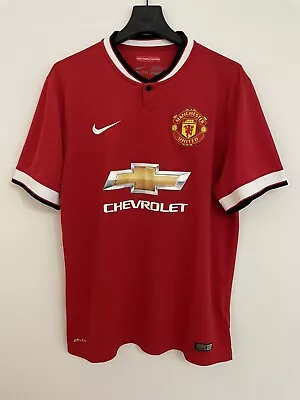 Manchester United Football Shirt Home Kit 2014/15 Size Large • £19.99