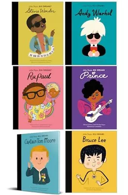 £17.99 • Buy Little People Big Dreams 6 Book Collection , Andy Warhol, Captain Tom, Bruce Lee