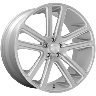 24x10 DUB S257 Flex 6x5.5/6x139.7 30 Silver Brushed Face Wheels Rims Set(4) 78.1 • $2184