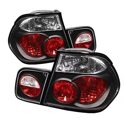 For BMW E46 3-Series 99-01 4Dr Euro Style Tail Lights- Black 5000712 • $182.88