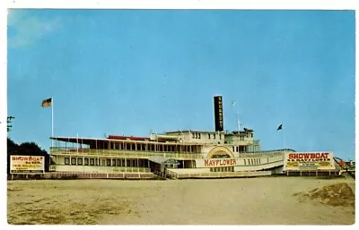 1960's Unused Postcard: Showboat S S Mayflower Nantasket Beach MA [333 • $2.50