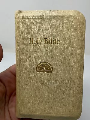 Vtg Holy Bible KJV Order Of Rainbow For Girls 1929 Holman Edition Masonic Youth • $19.99