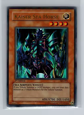  Yu-Gi-Oh! Kaiser Sea Horse SKE-015 1st Edition Ultra Rare LP/NM • $5.05