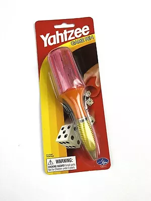 Yahtzee Game Pen 2002 Hasbro Vintage Mini Travel Game SEALED Stylus Ballpoint • $9.25