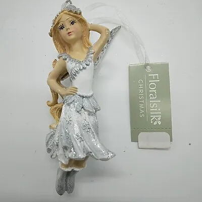 Floralsilk Fairy Angel Christmas Tree Decoration - NWT Unboxed 4.5  High • £3.50