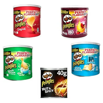 £11.99 • Buy Pringles Multi Flavour Crisps 12 X 40g Snacks - Long Life Pringles