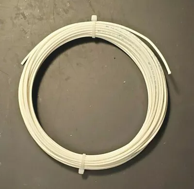 22 AWG  White  Mil-Spec Wire (PTFE) Stranded Silver Plated 25 Ft • $6.79