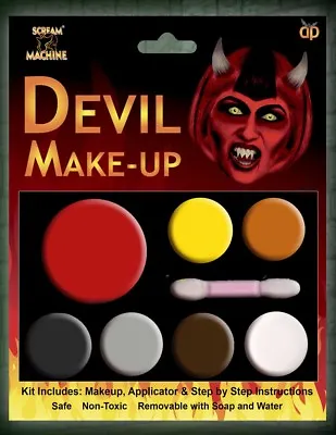 Halloween Make Up Face Paint Multi Pallet Kit Witch Zombie Fancy Dress Party • £4.39