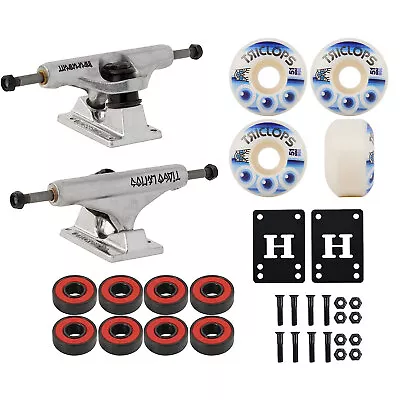 Independent Skateboard Trucks Tiago Lemos Mid + Triclops Wheels Bearings HW Kit • $57.95