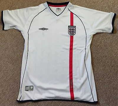 £27 • Buy 2002 World Cup England Home Retro Football Shirt Size Large Men's Brand New.