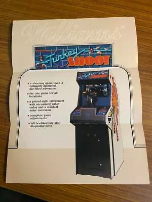 Turkey Shoot - Authentic Vintage Arcade Video Game Flyer • $15.59