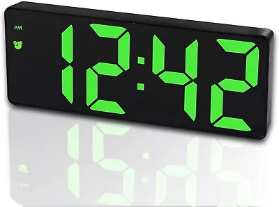 Battery Operated Digital Clock Alarm Clock Cordless Large Big Numbers 4 Dimmers • $19.99