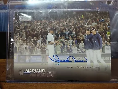 2023 Stadiumn Club Mariano Rivera Auto Box Topper #10/10 SSP OVERSIZED CARD • $1200