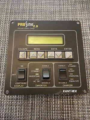 $199.99 • Buy Xantrex PROsine 2.0 2000 Watts 12VDC/100A-120VAC Inverter/Charger Interface