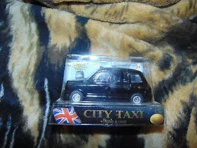 LONDON CITY TAXI BLACK CAB Model Toy Car SOUND AND LIGHT • £15