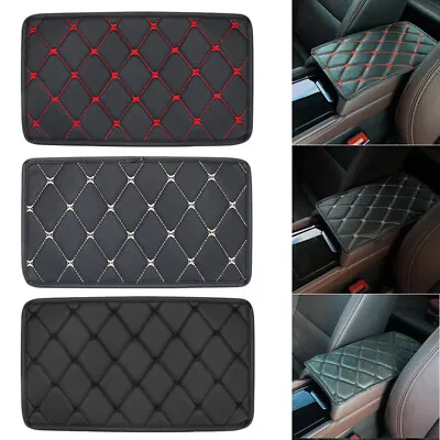 Car Accessories Auto Armrest Cover Pad Center Console Box PU Leather Cushion Mat • $8.33